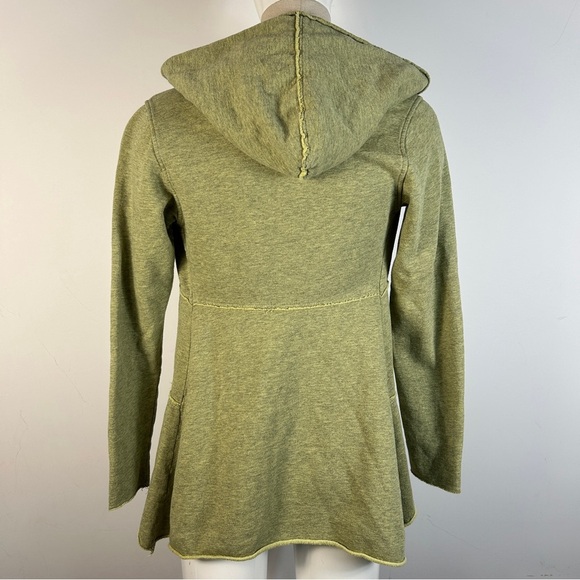 ❤️ Cut Loose Sage Green Hooded Cardigan XS - Picture 3 of 11